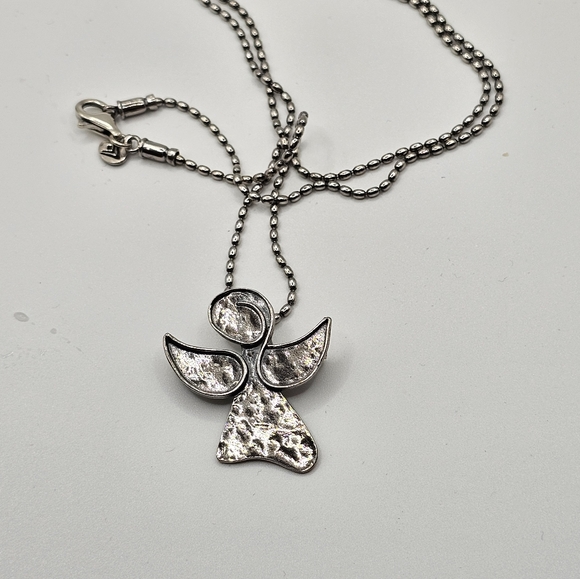 Silpada Jewelry - ⬇️Silpada Chain with Silpada “Watch Over Me" Angel Pendant/Pin ⬇️PRICE DROP⬇️